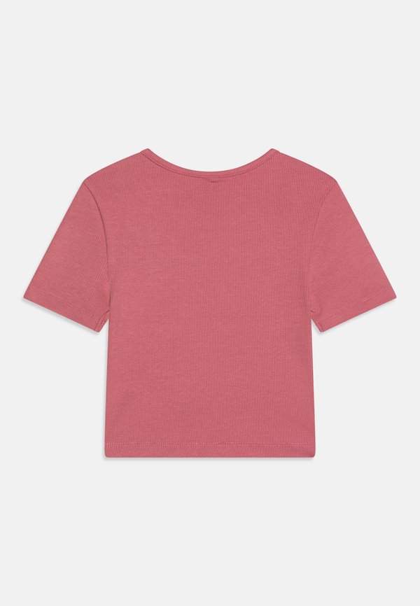 KOGNESSA LIFE CUTOUT JRS - Print T-shirt - heather rose2