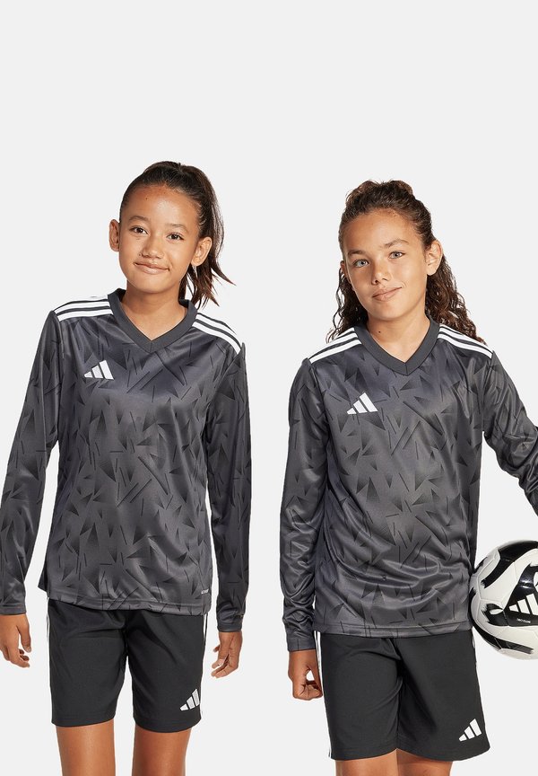 FUSSBALL - TEAM - Langarmshirt - schwarzweiss