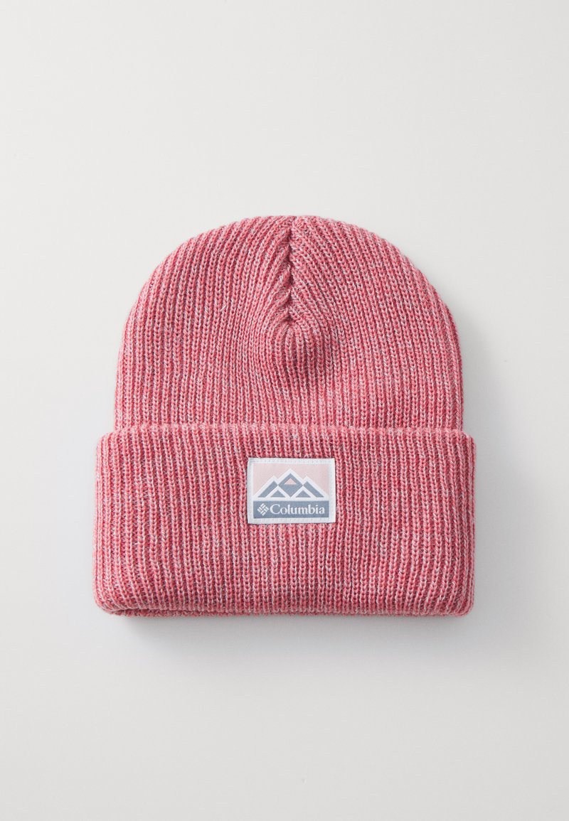 Columbia WHIRLIBIRD™ CUFFED BEANIE UNISEX - Čepice - pink agave,cirrus grey marled,mountains