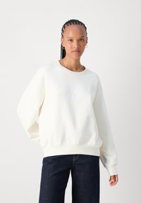 Marc O'Polo INTERNATIONAL WOMENSDAY PRINT - Bluză de molton - white