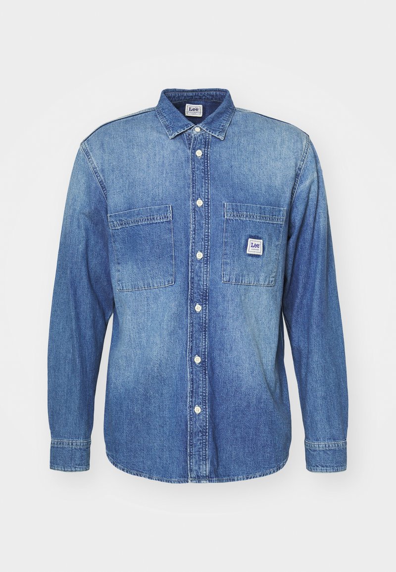 Lee Overhemd blauw denim/bluedenim