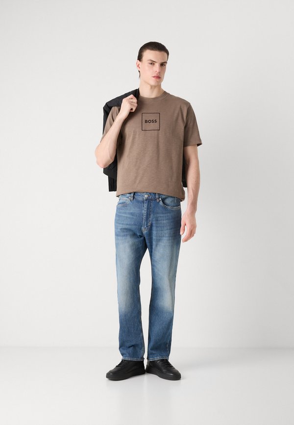 Print T-shirt - open beige3