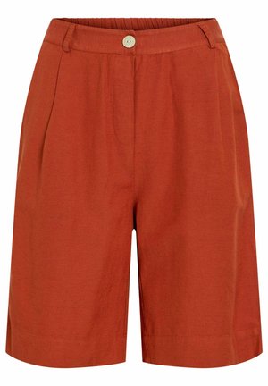 VILA, Bermuda VIPRISILLA High waist - Shorts - burnt brick
