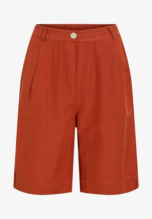 VILA, Bermuda VIPRISILLA High waist - Shorts - burnt brick