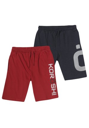 PACK OF TWO - Donji dijelovi trenirke - dark red blue