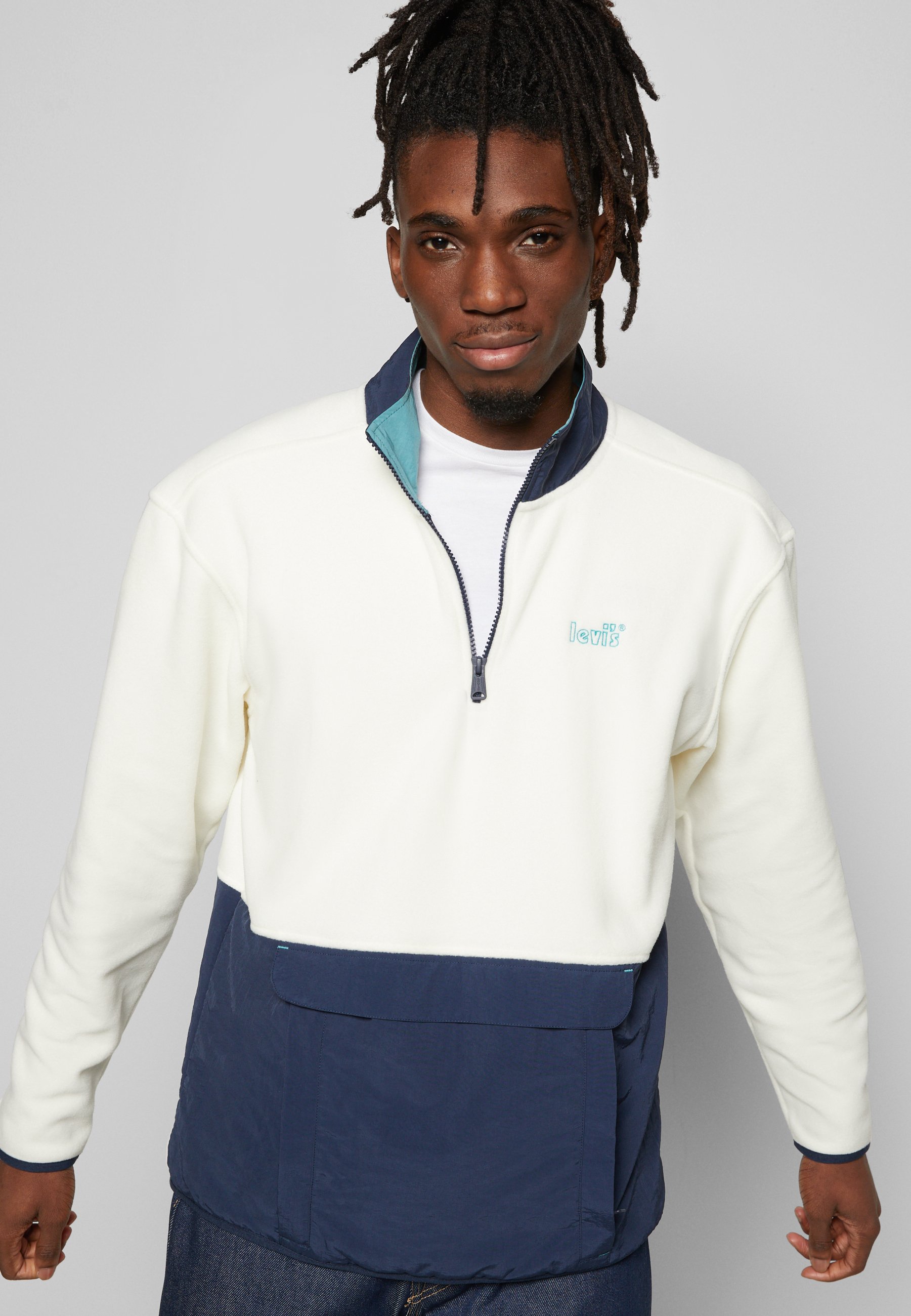 blazer with quarter zip