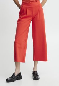 ICHI KATE SUS WIDE - Pantalon classique - poppy red