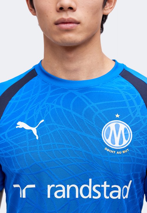 PUMA OLYMPIQUE MARSEILLE TRAINING JERSEY - Sports T-shirt - team royal/deep navy — photo 6