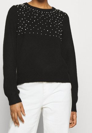 Strickpullover - black