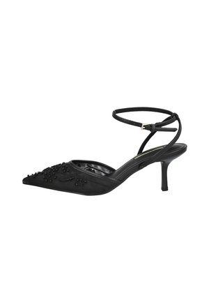 CORINA ZAPATOS DESTALONADOS CON BORDADOS MUJER - Tacones - black