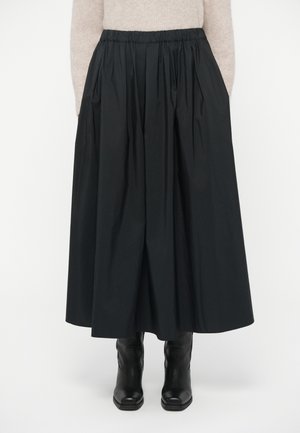 BRUNO GONNA - A-snit nederdel - nero