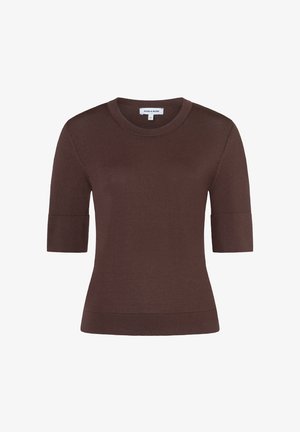 More & More, T-shirt basique - chocolate