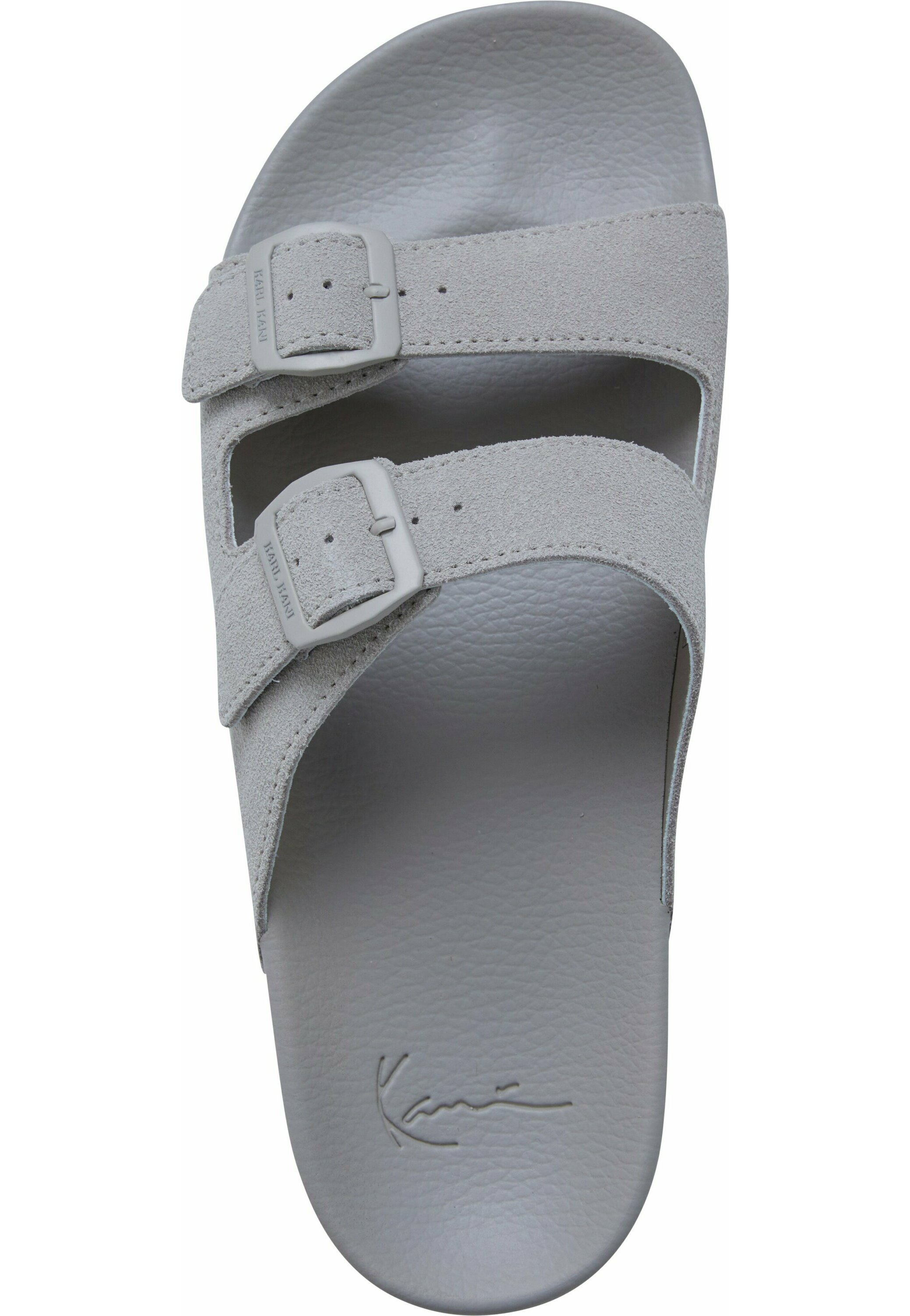 Karl Kani STREET PRM BEIGE - Pantolette flach - beige/grau