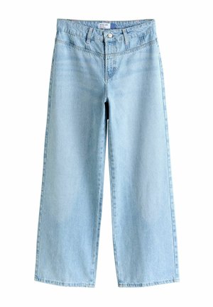 HIGH RISE  - Wide leg - mid blue