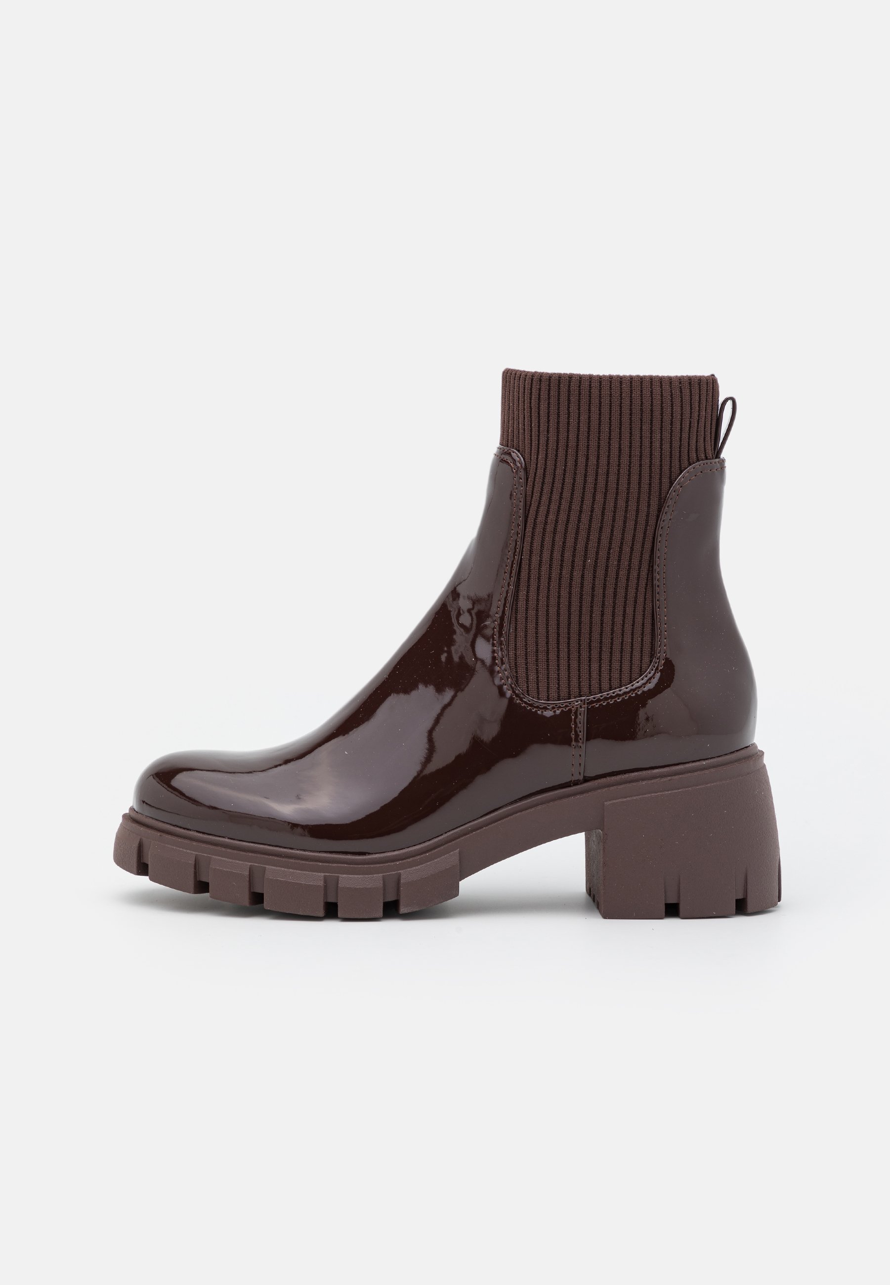 steve madden brown leather ankle boots