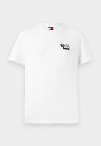 TJM SLIM STACK LOGO TEE - Tričko s potlačou - ecru