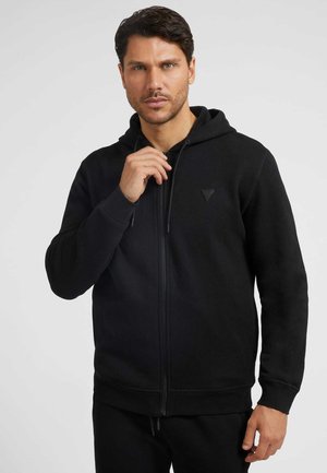 Guess Sweat zippé - schwarz
