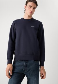 Calvin Klein MICRO LOGO REPREVE - Felpa - night sky