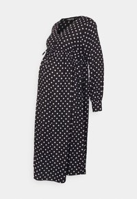 PMHENRIETTA DRESS - Vestido camiseiro - black/levandula