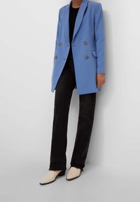 Stradivarius Kort kappa / rock - light blue