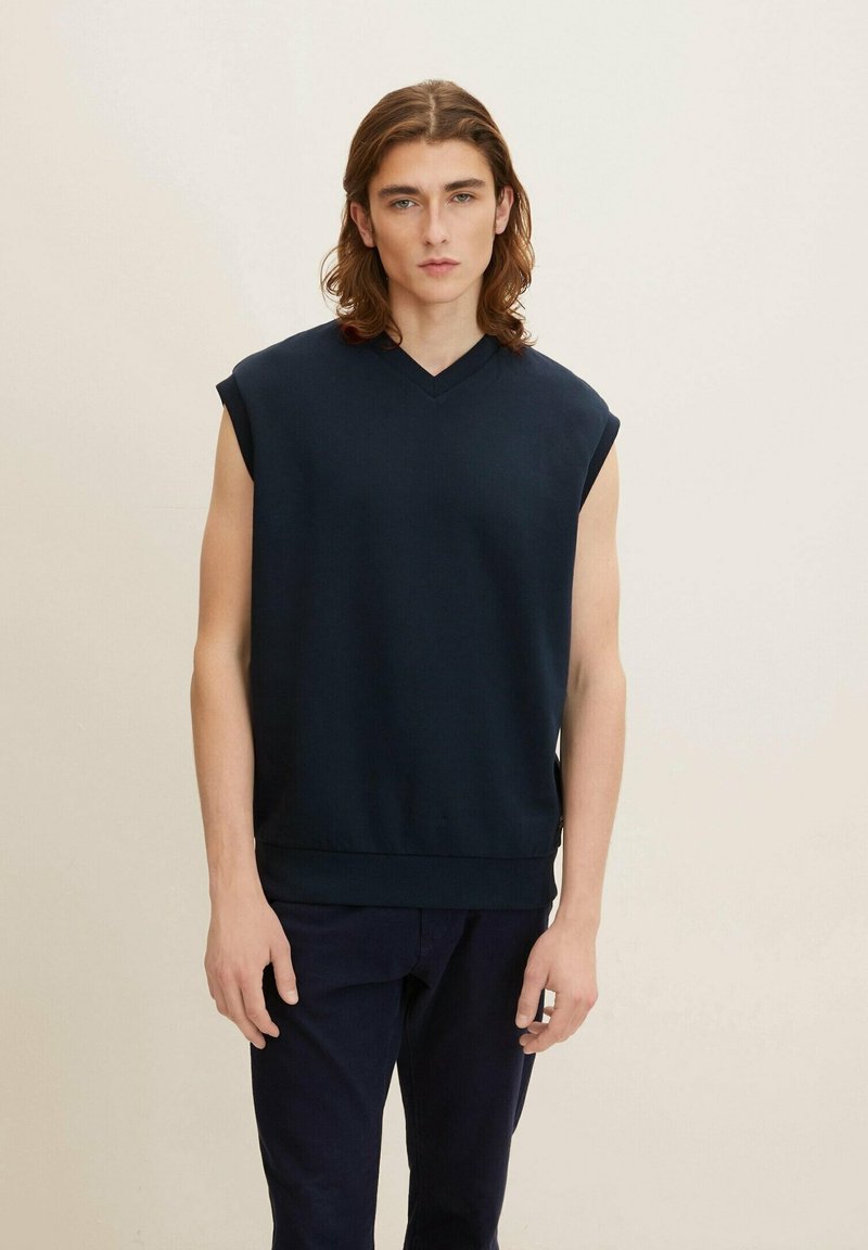 TOM TAILOR Denim Top Donna A Costine - Girocollo Basic, Slim Fit, Misto Cotone, Taglie XS-XXL - 2