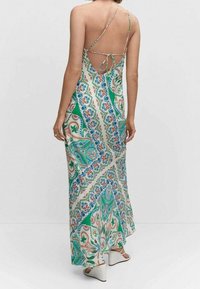 Mango Maxi šaty - turquoise