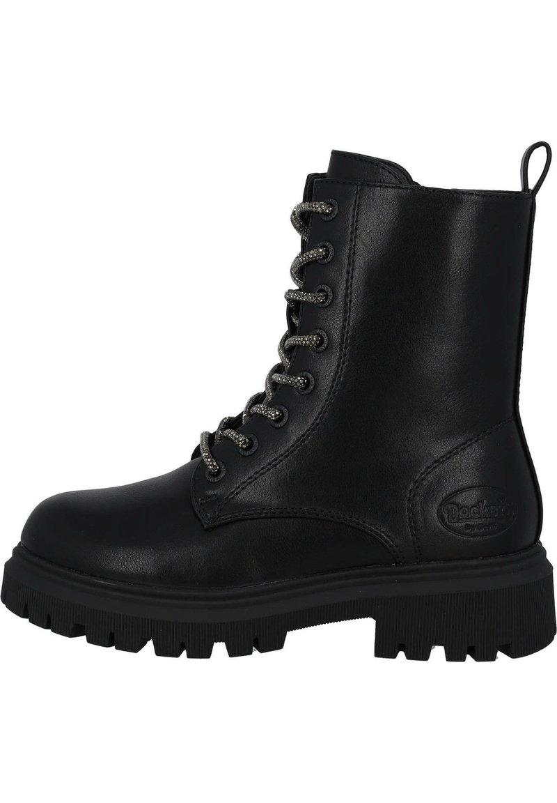 DOCKERS Veterboots - black schwarz