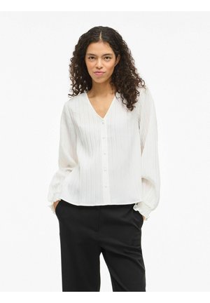 Bluse - cloud dancer