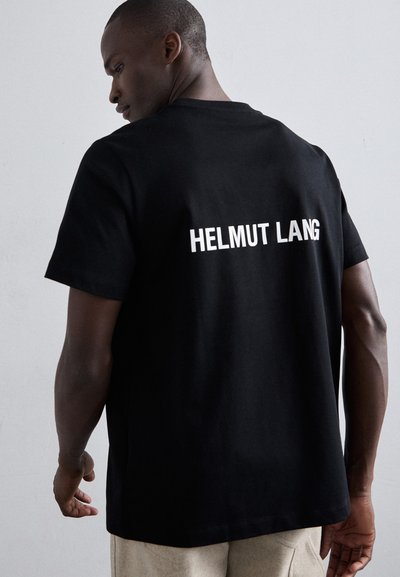 Helmut Lang LOGO TEE - Camiseta estampada - black