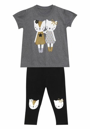 SET CAT FELLOWS - Leggings - Byxor - mehrfarbig