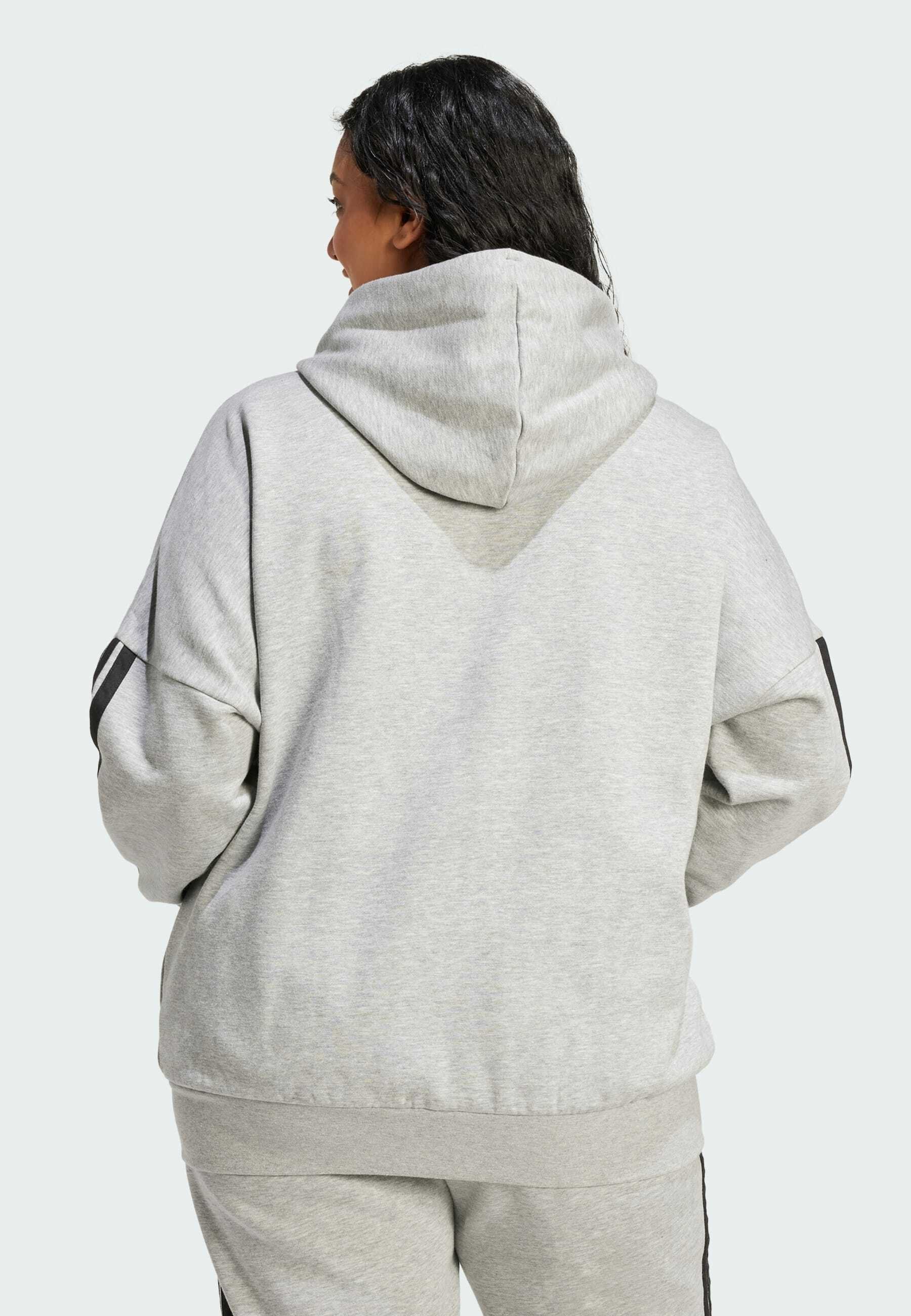 adidas Sportswear Zip-up sweatshirt - medium grey heather