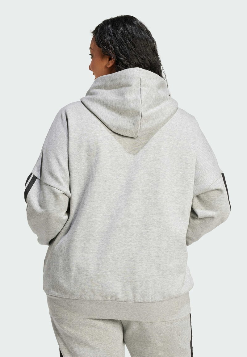 adidas Sportswear Zip-up sweatshirt medium grey heather black