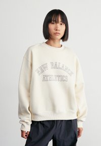 New Balance GRAPHIC CREW - Melegítőfelső - beige
