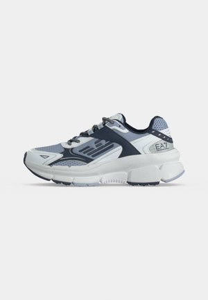 EA7 Emporio Armani, CRAVE MONOGRAM UNISEX - Маратонки - optic white/sky captain/zen blue