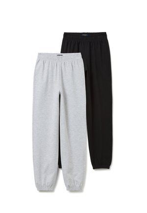 TWO-PACK  WITH ELASTICATED WAIST - Jogginghose - black grey