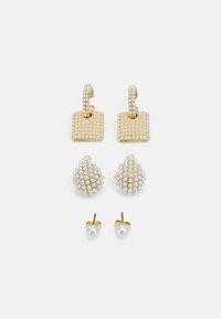 PCBENTA EARRINGS 3 PACK - Orecchini - gold-coloured
