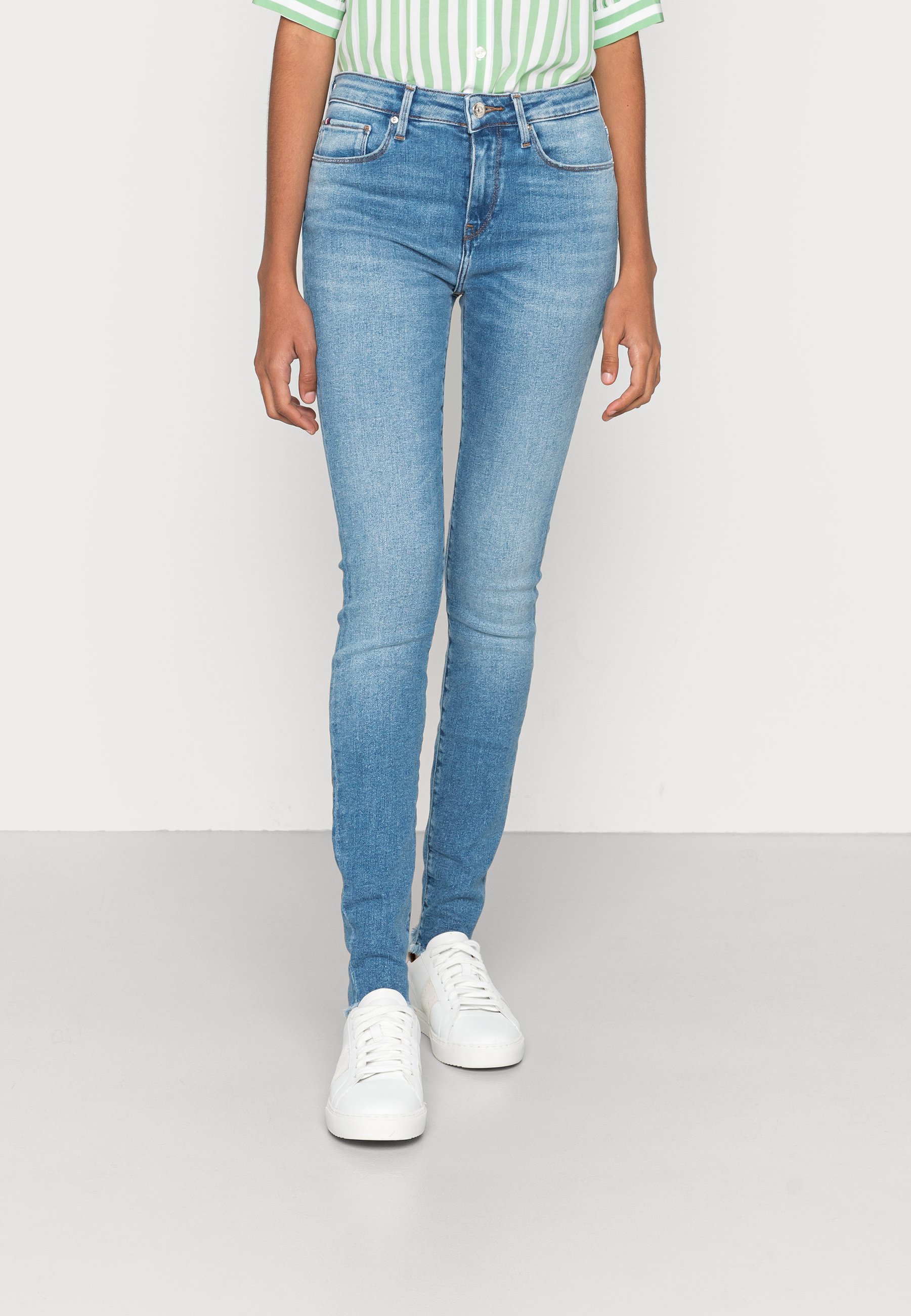 jul omfatte lindre Tommy Hilfiger COMO A BABE - Jeans Skinny Fit - blue denim/bluedenim -  Zalando.dk