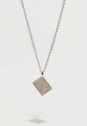 RAY ID PENDANT NECKLACE UNISEX - Náhrdelník - silver-coloured/white