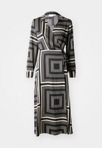VIMADJA WRAP MIDI DRESS - Särkkleit - black beauty/gray