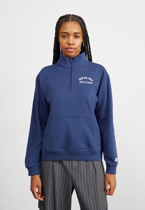 SPORTSWEARS GREATEST HIT QUARTER ZIP - Bluză de molton - navy