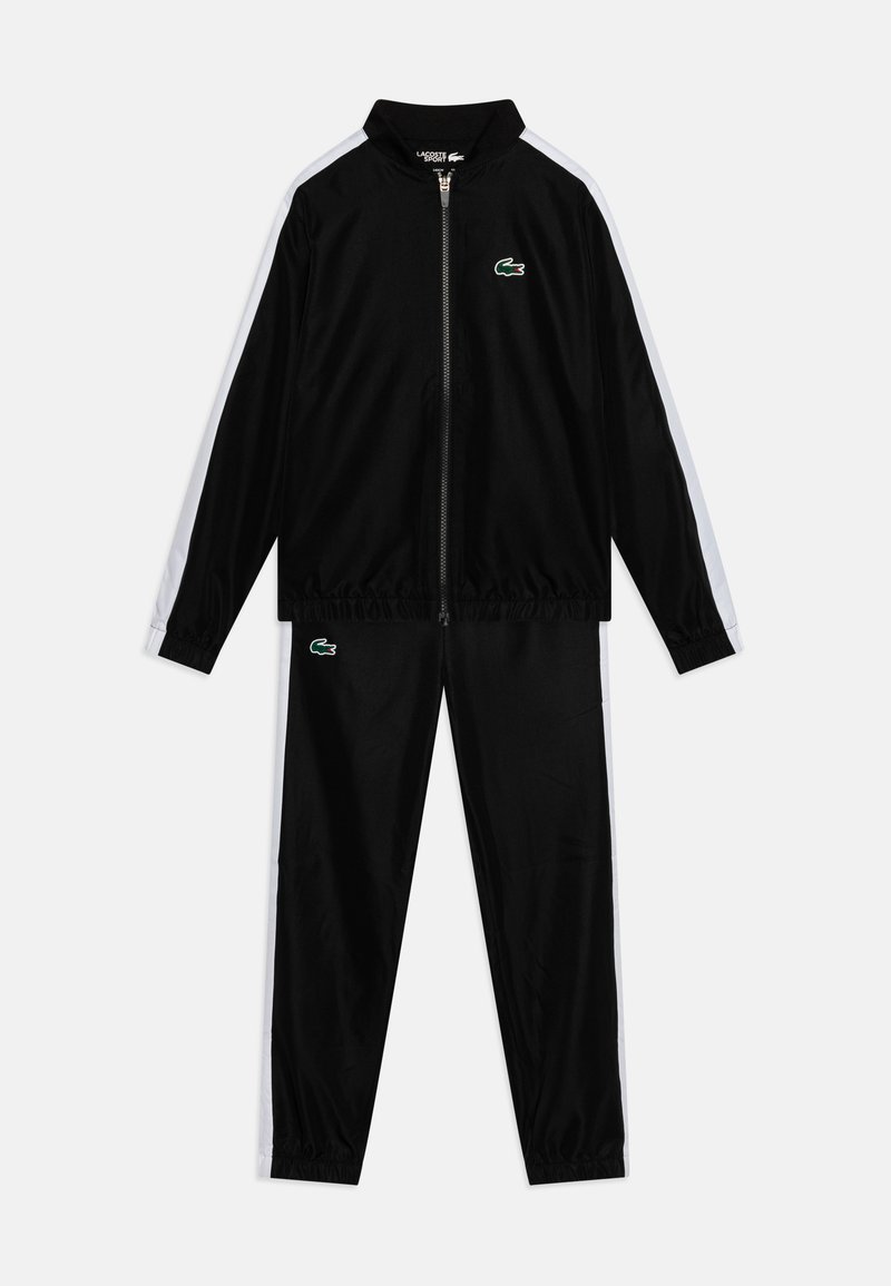 Lacoste SPORTS UNISEX SET Trainingsanzug Noir blanc schwarz Lacoste SPORTS UNISEX SET Trainingsanzug Noir blanc schwarz