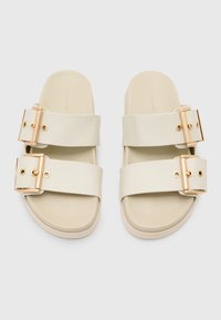 AllSaints SIAN SANDAL - Sandalias planas - chalk white