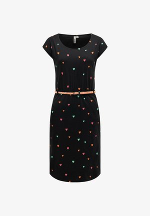 Ragwear SOMMERKLEID LILITHE HEARTS YOUMODO - Vestito casual - black