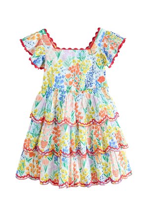 Little Bird REGULAR FIT - TIERED BOW BACK FRILL SLEEVE DRESS  . - Päevakleit - floral print