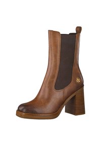Marco Tozzi BY GUIDO MARIA KRETSCHMER CHELSEA - Bottines à talons hauts - chestnut