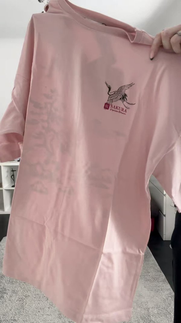 Print T-shirt - pale mauve2