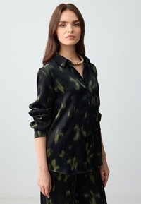 Jimmy Key COLLAR  - Button-down blouse - black