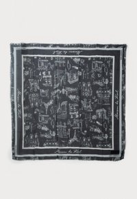SKETCH SCARF - Kaelarätt - black