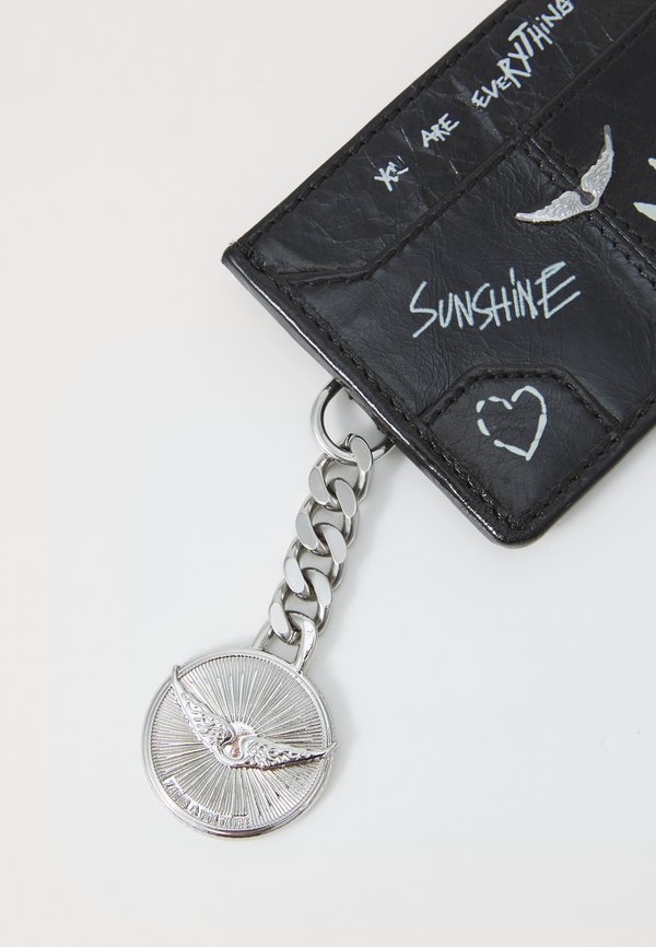 SUNNY PASS TAG - Business card holder - noir3