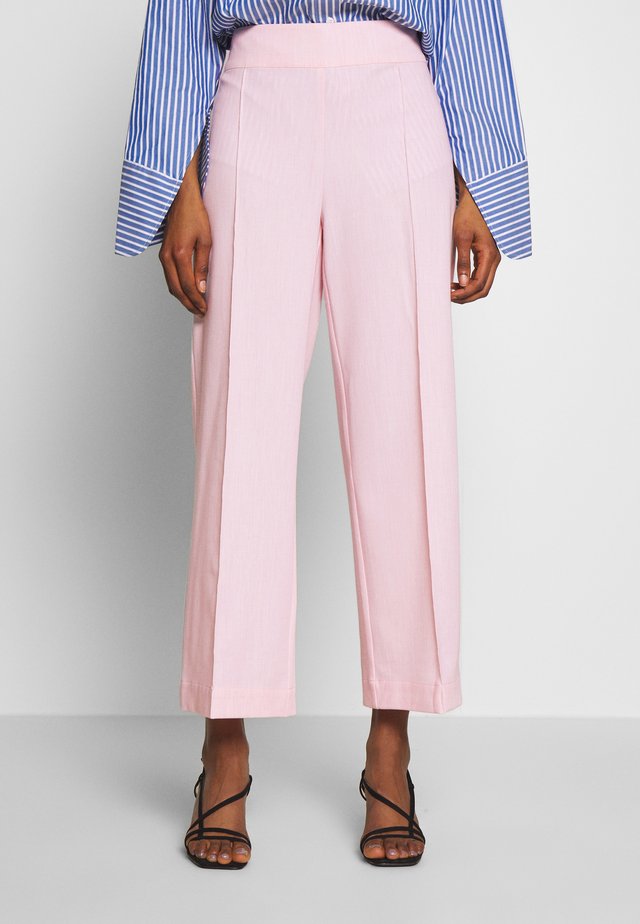 ALBAKB CROPPED PANTS - Trousers - primrose pink